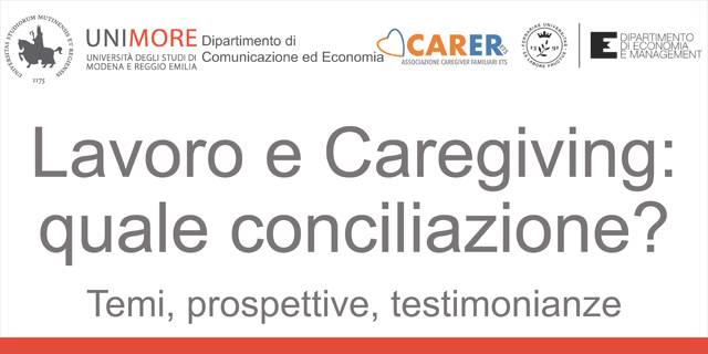 Leggi: &laquo;Leggi: «Lavoro e caregiving: quale conciliazione?»