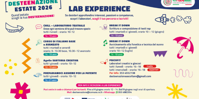Leggi: &laquo;Leggi: «DesTEENazione Estate: al Villaggio Dossetti un&hellip;»