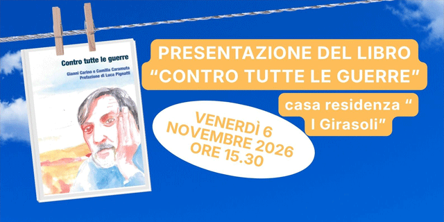 Leggi: &laquo;Leggi: «“Contro tutte le guerre”: Gianni Carino&hellip;»